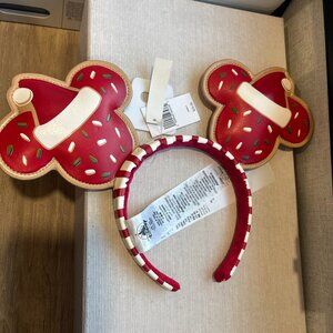 NWT Disney Parks Christmas Cookie Mickey Ears